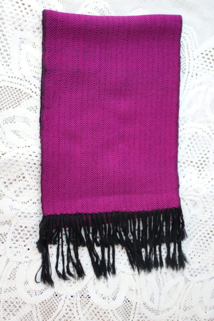 Baby Alpaca Scarf Purple