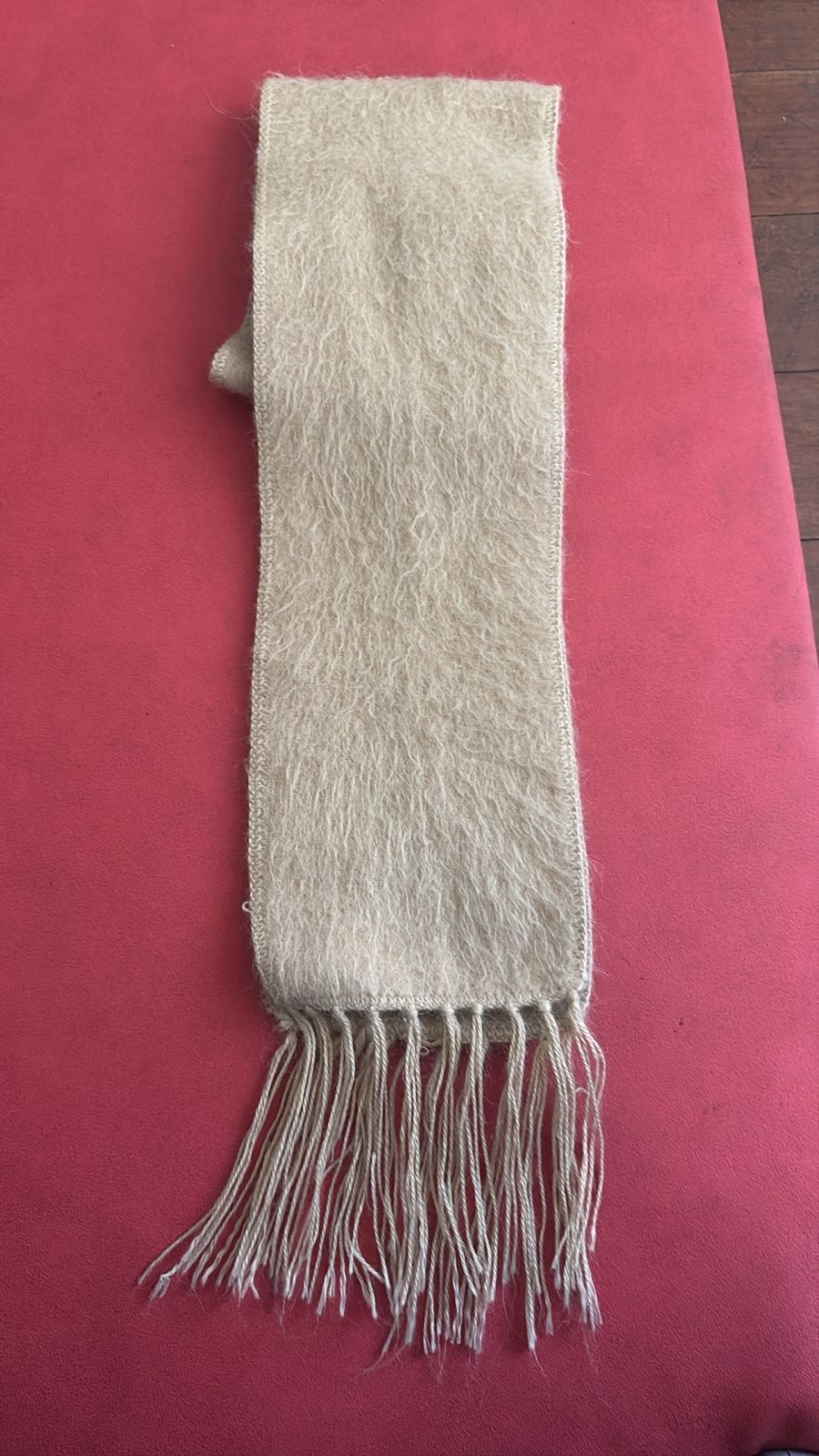 Baby Alpaca Scarf Beige