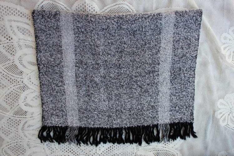 Baby Alpaca Shawl Gray